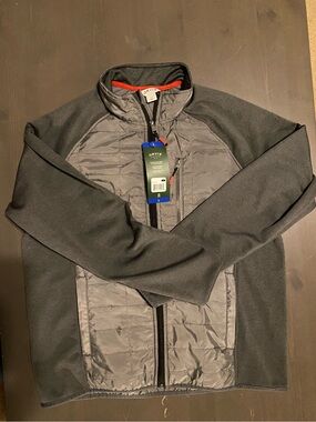 Orvis Classic Collection Mixed Media Jacket Charcoal Gray Men's Large NWT